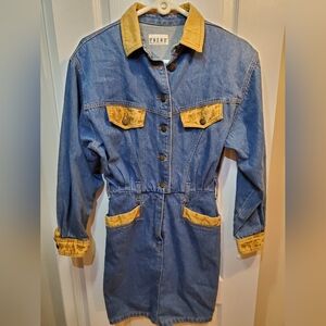Vintage PASHU Denim Dress
